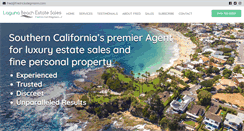 Desktop Screenshot of lagunabeachestatesales.com